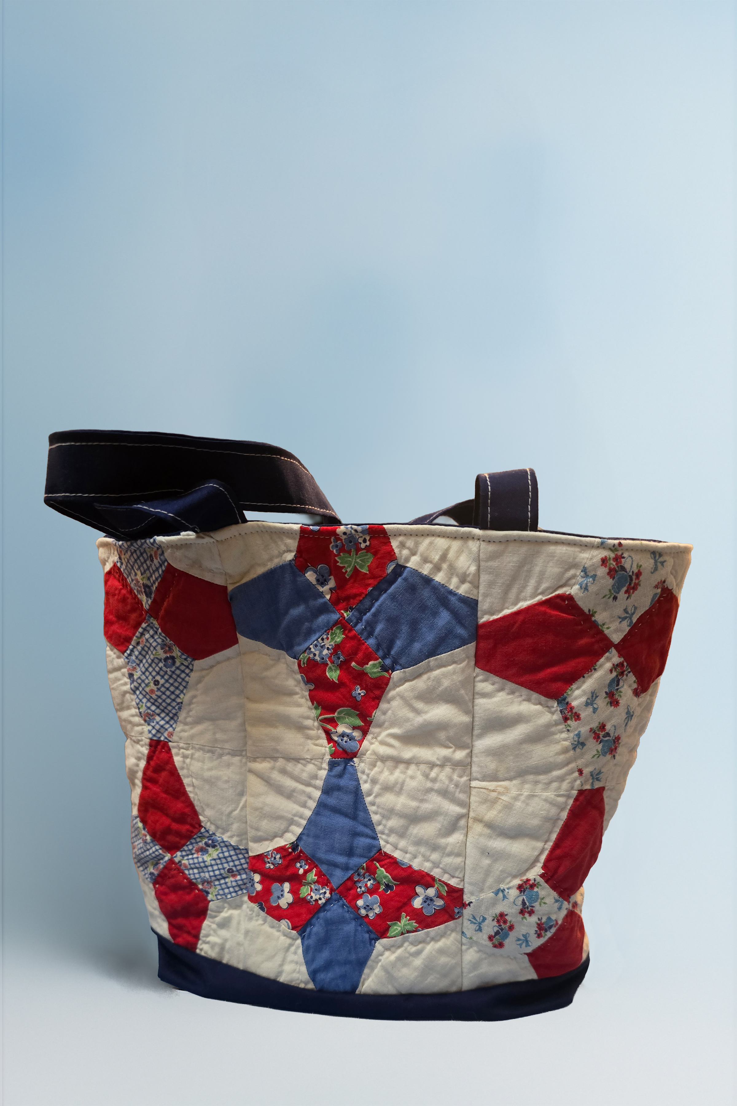 Repurposed Quilt Small Tote Bag