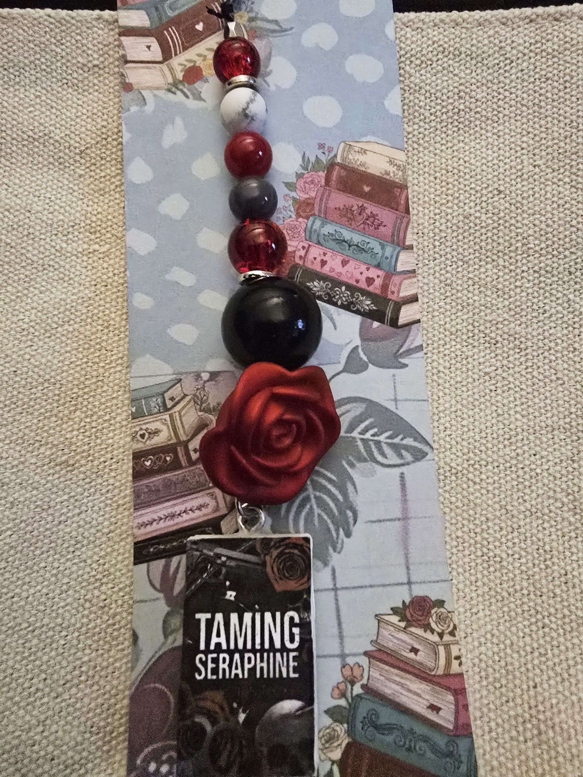 Dark Romance Beaded Bookmark - Image 4