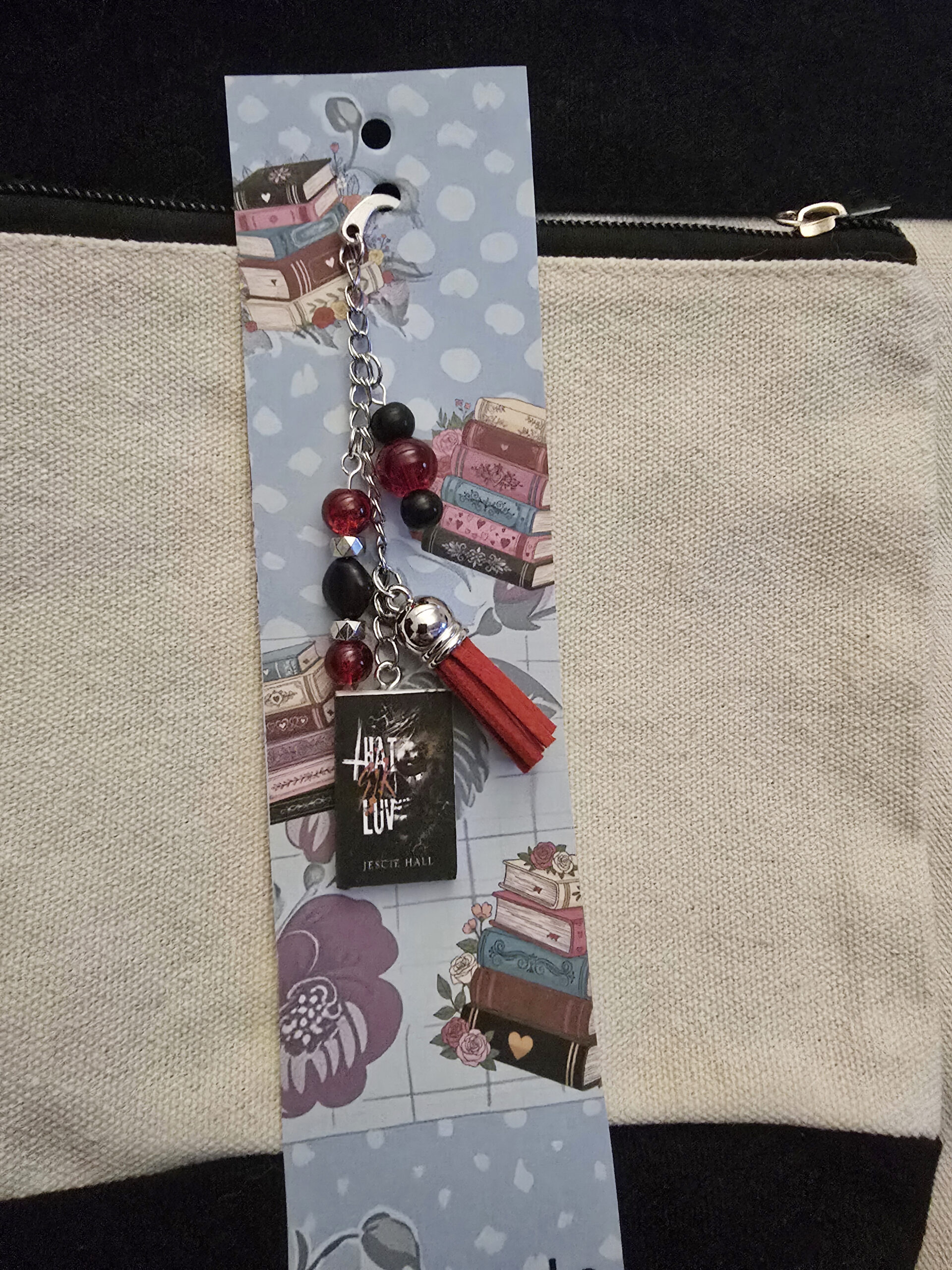 Dark Romance Beaded Bookmark - Image 2