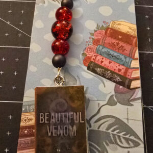 Dark Romance Beaded Bookmark (Beautiful Venom)