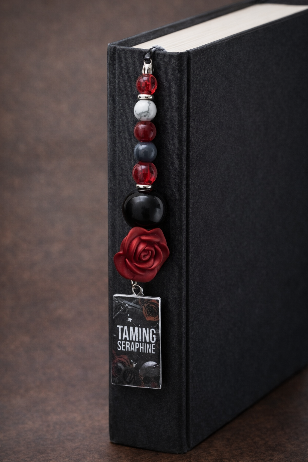Dark Romance Beaded Bookmark