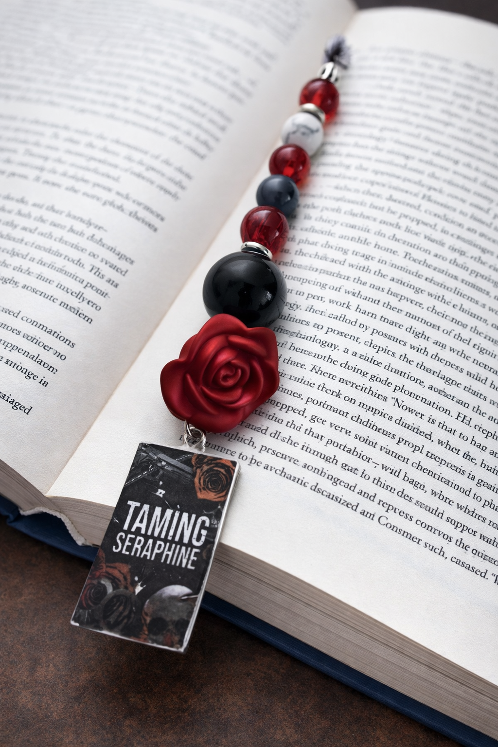 Dark Romance Beaded Bookmark - Image 2